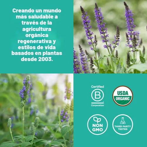 Miniatura 6 de Navitas Organics Semillas de chía - Para pudín de chía, batidos, hornear, ensaladas y más - Omega 3, fibra, minerales - USDA orgánico, sin OMG