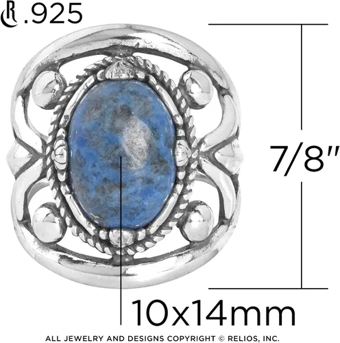Miniatura 2 de American West - Anillo de plata de ley para mujer, con diseño inspirado en la tobilla, tallas 5 a 10