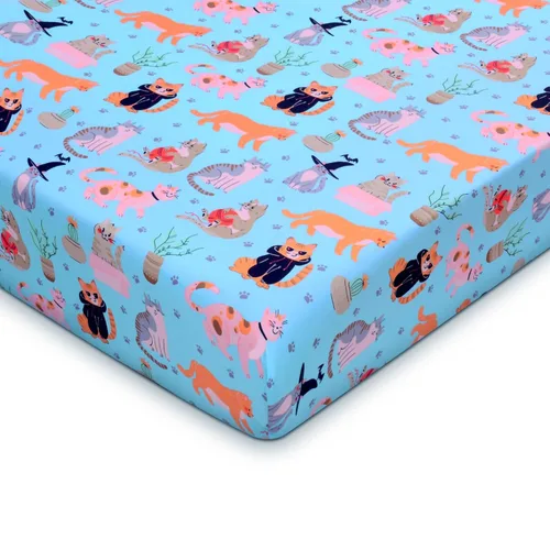 Miniatura 28 de UOMNY Sábana de Cuna Blanca Sábanas Ajustables para Cuna Sábana de Bebé para Colchones Estándar de Cuna y Niños Pequeños Sábana de Ropa de Cama