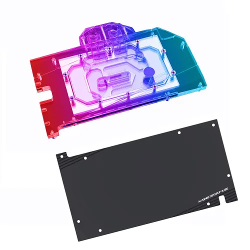 Miniatura 5 de Bloque de enfriamiento de agua de GPU de cobre, tarjeta gráfica de bloque de agua, bloque de refrigeración por agua para Asus Tuf GeForce RTX 4070