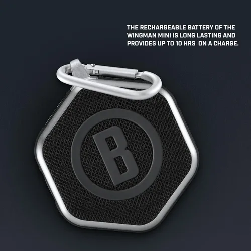 Miniatura 13 de Bushnell Golf Wingman Mini altavoz GPS – Altavoz de golf Bluetooth ultra portátil con distancias audibles, soporte magnético para carro