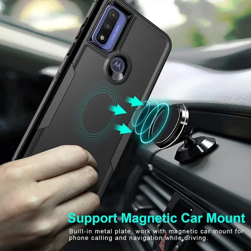 Miniatura 3 de Funda para Moto G Play 2023, a prueba de golpes, a prueba de caídas, protector de pantalla de vidrio templado, funda de protección resistente