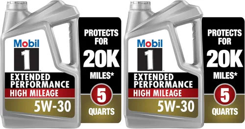 Miniatura 12 de Mobil 1 - Aceite sintético High Mileage 5W-30 para motor, 5 cuartos de galón