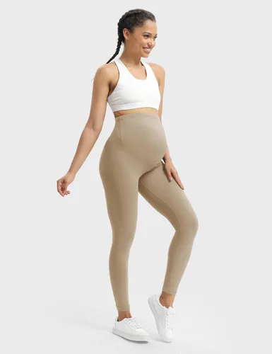 Miniatura 5 de Buttergene Leggings de maternidad para mujer sobre el vientre, pantalones de entrenamiento de maternidad, leggings de yoga para embarazo