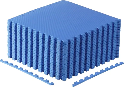 Miniatura 15 de CAP Puzzle Exercise Mats 1/2” Thick EVA Interlocking Foam Tiles for Home Gym Flooring Multiple Options