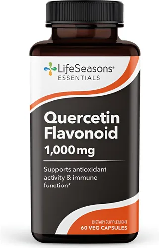 LifeSeasons Essentials Quercetina Flavonoide - Apoya la actividad antioxidante y la función inmunológica - Aumenta la defensa contra las alergias y