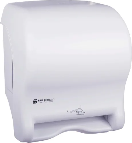 Miniatura 9 de San Jamar Dispensador de Toallas de Papel Clásico Smart Essense Dispensador Electrónico de Toallas en Rollo para Baño, Cocinas y Restaurantes, Azul