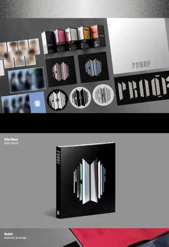 Miniatura 2 de BTS Proof Anthology Album Compact Edition 1p Mini póster plegable en paquete+80p folleto+1p PhotoCard+1p Postcard+1ea Discografía Guía+Seguimiento