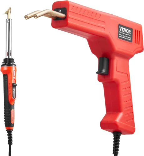 Miniatura 9 de VEVOR Kit de Soldador de Plástico Deluxe, Pistola de Soldadura de Plástico de 100W + Soldador de 60W/100W, Herramienta Profesional de Soldadura