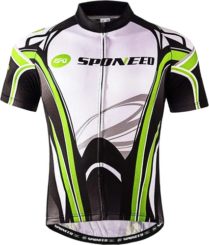 Miniatura 7 de Sponeed, suéter de ciclismo, mallas cortas con almohadilla, respirable, ciclismo, hombres.