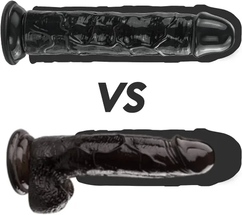 Miniatura 7 de Consoladro realista negro, consolador pequeño de 7 pulgadas con copa de succión fuerte para juego con manos libres, juguete sexual para adultos