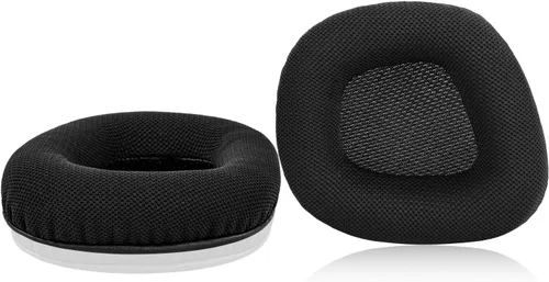 Almohadillas de repuesto de espuma viscoelástica y tela de malla para auriculares Corsair Void y Corsair Void PRO RGB con cable/inalámbricos para