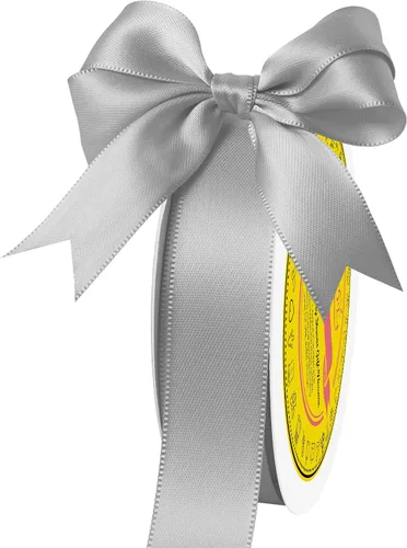 Miniatura 291 de Cinta de satén blanca antigua de doble cara de 1-1/2 pulgadas x 50 yardas, cinta de poliéster para envolver regalos, día de San Valentín, bodas