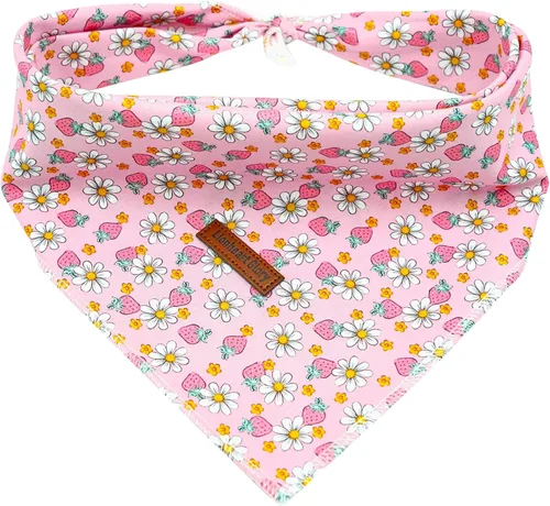 Miniatura 21 de Lionheart Glory Bandana para perro, bufanda azul para perro, estampado de cerveza, ajustable para perros pequeños a grandes