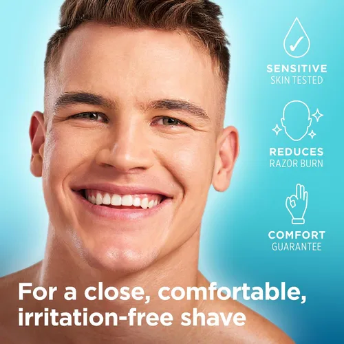 Miniatura 5 de King of Shaves Advanced Sensitive Sérum de afeitado para hombres Clear No Foam Shave Gel Suero híbrido, ayuda a reducir las quemaduras de afeitar