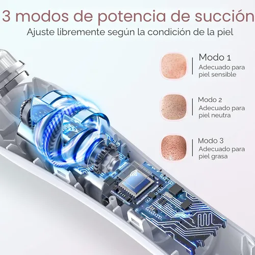 Miniatura 3 de Removedor de Puntos Negros al Vacío, Removedor de Cabezas Negras para la Cara con Cámara, Aspirador de Poros para Hombres y Mujeres, Herramientas