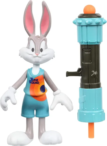 Miniatura 16 de Space Jam: A New Legacy - Figura de acción de basquetbolista de 5 pulgadas de Lebron James con propulsor de cohete ACME 4000