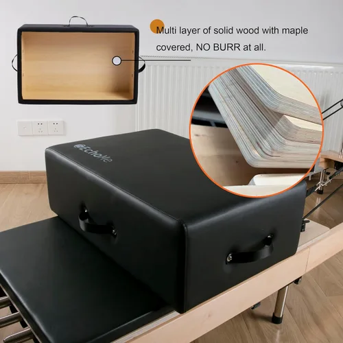 Miniatura 2 de EchoMe Pilates Reformer - Caja para sentarse, accesorio de pilates para ejercicios