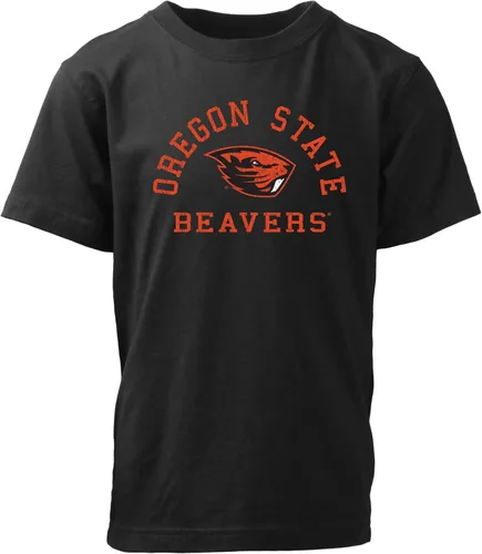 Miniatura 34 de Wes and Willy Camiseta de algodón orgánico de manga corta para niños de la NCAA rutgers scarlet knights rojo