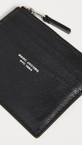 Miniatura 4 de Marc Jacobs Estuche para tarjetas The Slim 84 Zip para mujer, Negro -, El estuche para tarjetas Zip