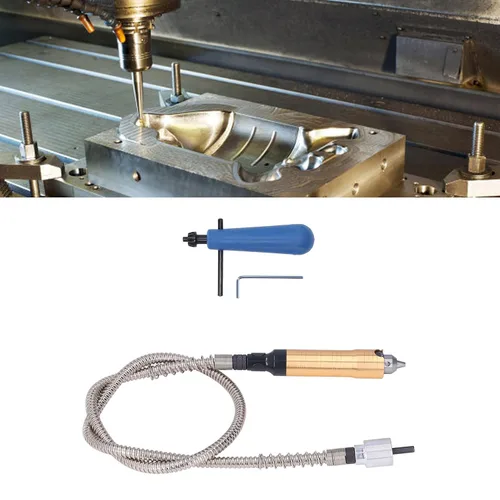 Miniatura 5 de Extensión de eje flexible, adaptador flexible para herramienta rotativa, llave de portabrocas flexible, extensión de taladro eléctrico, herramienta