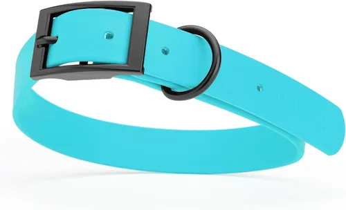 Miniatura 97 de Dogline Biothane - Collar impermeable para perro con hebilla de liberación rápida, resistente cincha de nailon recubierta con resistente y a prueba