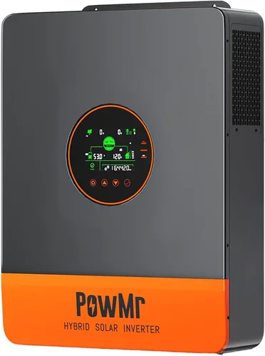 Miniatura 10 de PowMr Inversor solar de fase dividida de 10000 W de 48 V a 120/240 V CA, inversor UL1741 de 10 KW con controlador de carga MPPT de 200 amperios