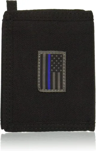 Miniatura 23 de RAPDOM Billetera de triple pliegue militar patriótico con bandera estadounidense de Estados Unidos, Verde -Oliva, Billetera triple