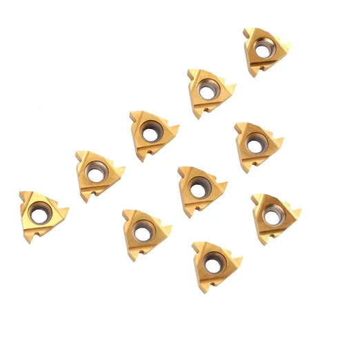 Miniatura 5 de 10PCS 16IR AG60 Insertos Torno de rosca indexable de carburo de rosca interna Hoja de inserción para roscar el soporte de torneado