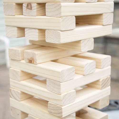 Miniatura 4 de Hey Play Grande nontraditional Tumbling Torres Juego