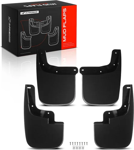 A-Premium Juego de 4 protectores contra salpicaduras compatibles con Chevy Colorado (no compatible con ZR2) y GMC Canyon, camioneta 15-22 (sin