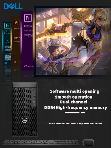 Miniatura 2 de Dell OptiPlex 3080 Torre de escritorio de negocios de tamaño completo, Intel Hexa-Core i5-10505 (Beat Core i7-8700B), 32 GB DDR4 RAM, 1 TB PCIe SSD