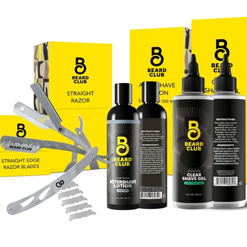 Miniatura 14 de Beard Club - Gel de afeitado prémium para hombres – Crema de afeitar hidratante para hombres para pieles sensibles – Aroma de cedro precisa y Gel