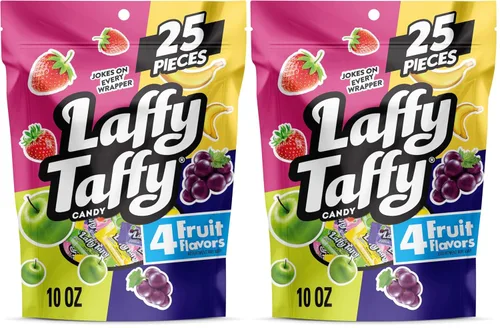 Miniatura 9 de Laffy Taffy Caramelos, combos de frutas, mini barras envueltas individualmente, 6 onzas