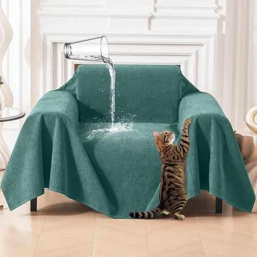 Miniatura 10 de Deep Dream Funda para Sillón Resistente a Arañazos de Gato, Funda Impermeable para Sofá para Perros, Protectores de Sofá Amigables con Mascotas
