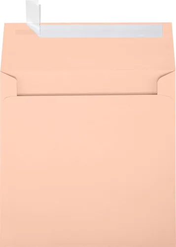 Miniatura 5 de LUXPaper Sobres de invitación cuadrados Despegar y prensar 6 1/4 pulgadas x 6 1/4 pulgadas Verde aguacate Texto de 70 libras 1,000