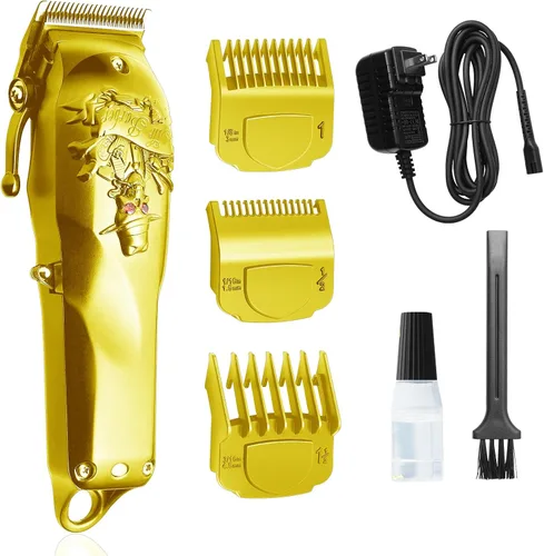 Miniatura 8 de Cortapelos para hombres profesionales, inalámbricas y con cable para cortar el cabello, cortapelos recargables para hombre, juego de corte de pelo