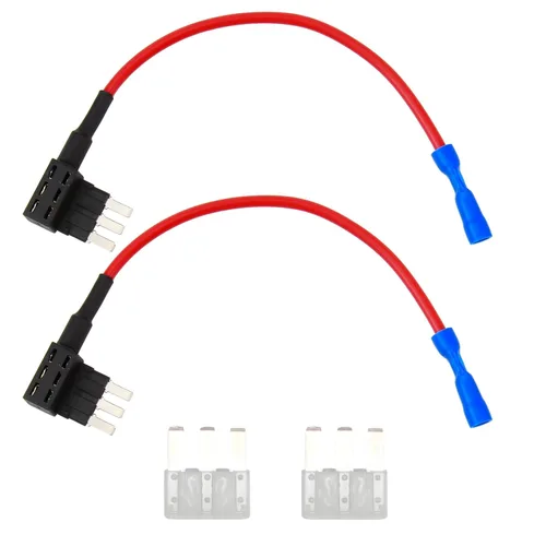 Miniatura 9 de Grifo de Fusible Micro 3, Adaptadores para Agregar un Circuito, Portafusibles Expandibles Estilo Cuchilla de 12V para Luces de Underglow, LEDs