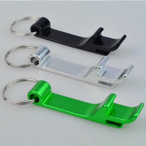 Miniatura 4 de cnomg Abrebotellas de metal de 8 colores, llavero dividido, llavero de aluminio a granel, barra de garra de bolsillo, abrebotellas de cerveza