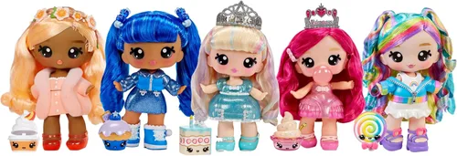 Miniatura 5 de YUMMI LAND Yummiland x Peeps - Muñeca de brillo de labios Goldie Mallows - Incluye 1 muñeca de moda personalizable y kit de brillo de labios