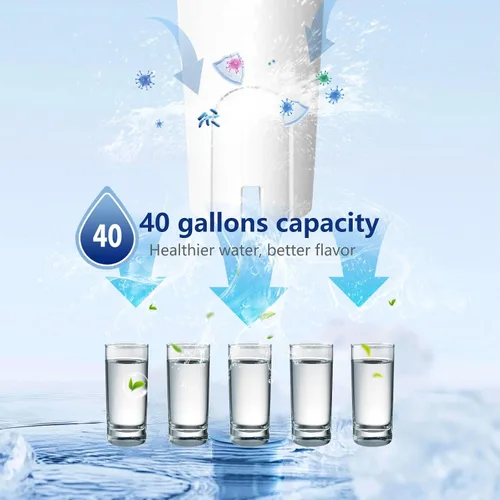 Miniatura 3 de Repuesto para filtro Brita®, jarras y dispensadores de agua Brita®, Classic 35557, OB03, Mavea® 107007, reduce el cloro, suministro de 1 año