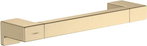 hansgrohe AddStoris 41744250 - Toallero moderno, 12 pulgadas, color dorado cepillado