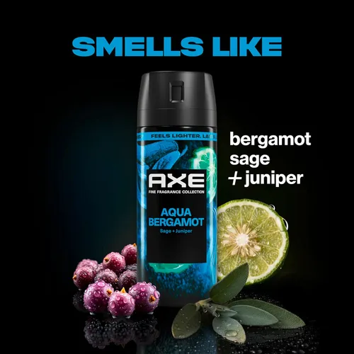 Miniatura 3 de AXE Body Spray Everyday Essentials, 4 unidades, mantente fresco durante 72 horas, sin aluminio, 2.9 onzas