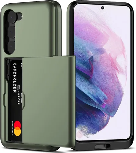 Miniatura 21 de Nvollnoe Funda para Samsung S23 con tarjetero 5G de 6.1 pulgadas, delgada, de doble capa, resistente, protector para Galaxy S23, funda con ranura