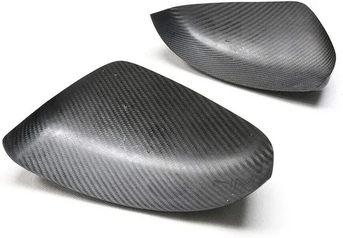 Miniatura 5 de Cubierta de espejo retrovisor lateral para 2009-2020 Nissan 370Z Z34 fibra de carbono negra