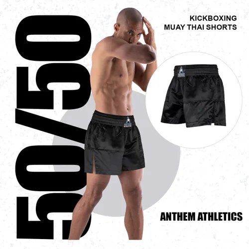 Miniatura 32 de Anthem Athletics Pantalones cortos de Muay Thai para hombre, pantalones cortos de Muay Thai para mujer - Kickboxing Short Boxing Trunks 5050 Classic