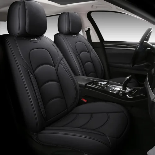 NS YOLO Fundas de Asiento de Cobertura Completa Universal para Autos, SUV, Camionetas Pick-up con Piel Sintética Impermeable en Accesorios para el