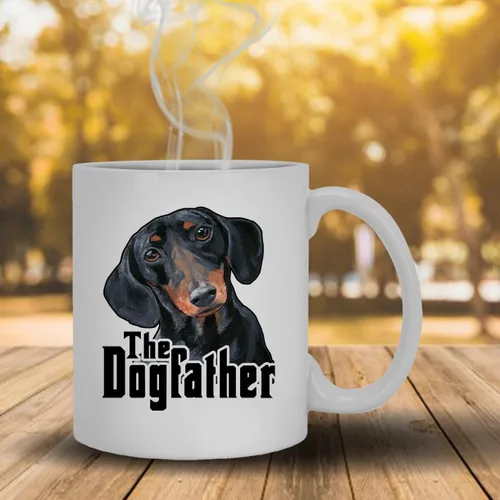 Miniatura 2 de Promotion & Beyond The Dogfather Tea Coffee Tazas de cerámica (blanco, 11 oz.) PB252