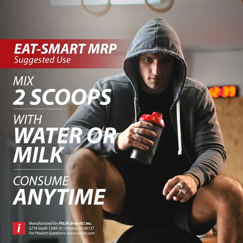 Miniatura 7 de iSatori Eat Smart MRP, batido de reemplazo de comidas con alto contenido de proteínas con proteína de suero en polvo, probióticos en polvo, proteína