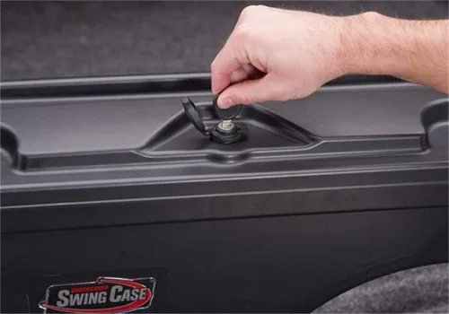 Miniatura 8 de RealTruck UnderCover SwingCase - Caja de almacenamiento para caja de camioneta; SC301P; compatible con Dodge Dakota 1987-2013 del lado del pasajero